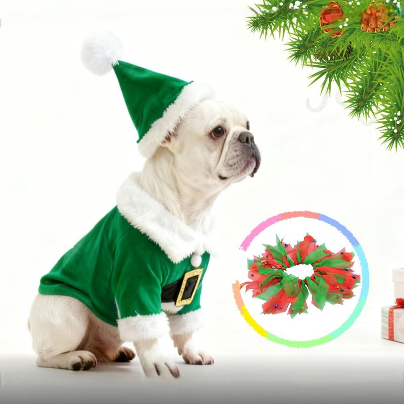 Santajoy- 3D Christmas Santa Pets Costume (Small Dogs & Cats ) – Instant Christmas Magic Outfits